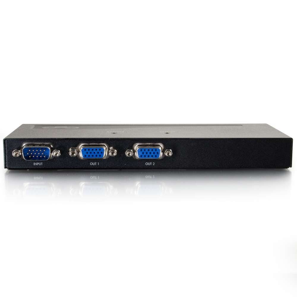 C2G CG29550 | 2-Port UXGA Monitor Splitter/Extender (Male Input) (TAA Compliant)