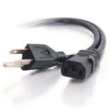C2G CG29925 | 2ft (0.6m) 16 AWG Universal Power Cord (NEMA 5-15P to IEC320C13) (TAA Compliant)