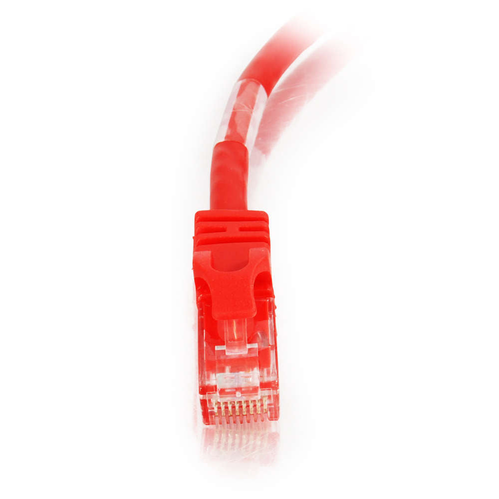 C2G CG31381 | 5ft (1.5m) Cat6 Snagless Unshielded (UTP) Network Crossover Patch Cable - Red
