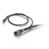 C2G CG50224 | 3ft (0.9m) Select VGA + 3.5mm Stereo Audio A/V Cable M/M - In-Wall CMG-Rated