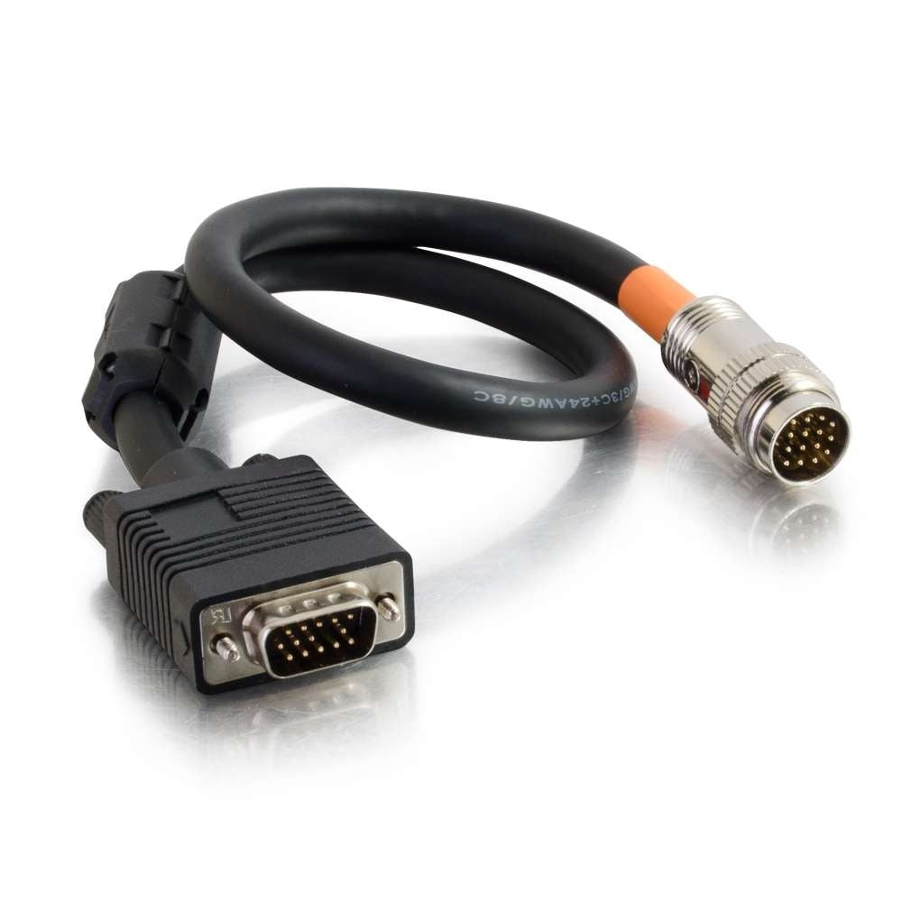 C2G CG60081 | 1.5ft (0.46m) RapidRun VGA (HD15) Flying Lead