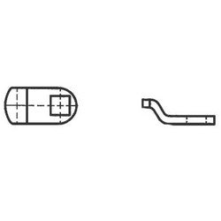CCL Security Products C4S/C6S US2G | Cam Lock, 7/8", with 1/4" Offset Cam, Zinc Plated
