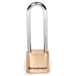 CCL Security Products K440 | Padlock, Resettable, 4-Dial, 2" Width, 4" Shackle Clearance, Brass Body, Satin Brass