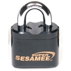 CCL Security Products K636 | Padlock, Heavy Duty, 4-Dial Combination, 2-1/2" Width, 1" Shackle Clearance, Black, For Gang Box