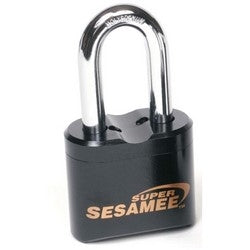 CCL Security Products K637 | Padlock, Heavy Duty, 4-Dial Combination, 2-1/2" Width, 2" Shackle Clearance, Black, For Gang Box