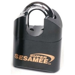CCL Security Products K646 | Padlock, Heavy Duty, 4-Dial Combination, 2-1/2" Width, 1" Shackle Clearance, Black, For Gang Box