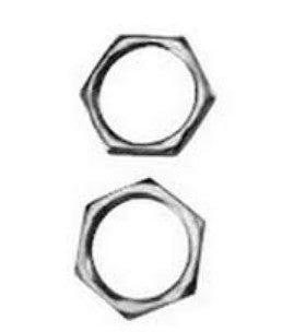 CMP Products 20LN5 | Standard Locknut, Brass, Threaded Thread, M20 x 1.5 Thread, For Use With Cable Glands