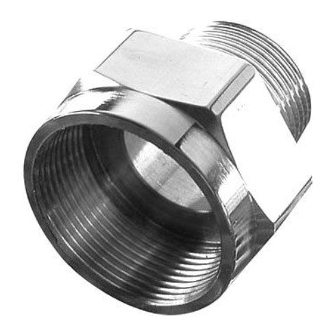 CMP Products 737DT2M25 | Conduit Adapter, Reducing Adapter, MNPT X FNPT, Nickel Plated Brass