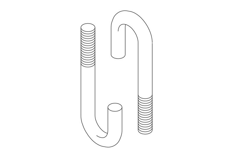 Chatsworth 11431-005 | J-Bolt 5/16-18