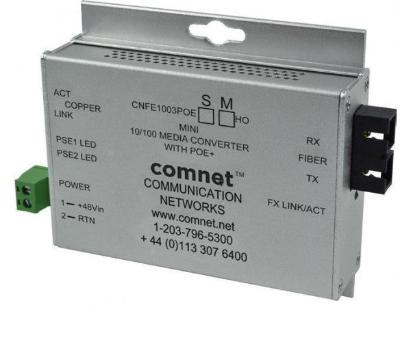 Comnet Communication Networks CNFE1005POEMHOM 48 V Poe Media Converter ( Med)