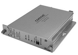 Comnet FVT1021S1 Digitally Encoded Video Transmitter/Data Receiver, 10-Bit, 1 Fiber, Single Mode