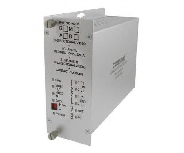 Comnet Communication Networks FVTR1A2D1C1S1B Bi-Directional Video Receiver + 2 Bi-Dir