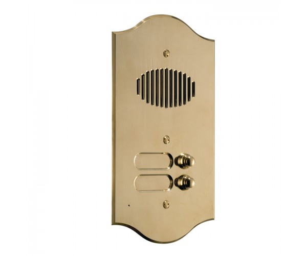 Comelit 3002/RI | Roma Audio Only Entrance Panel 2 Push Button For 1621(VC), 1622(VC), 1682(VC)