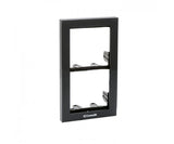 Comelit 3311/2A | iKall 2 Module Holder Frame Complete With Cornice Anthracite Color