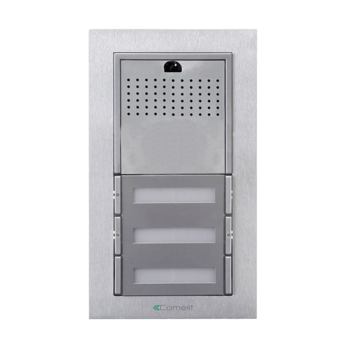 Comelit IMA3S | EZ-Pack Audio Entry Panel Kit (Surface) 3 Button iKall Metal For SimpleBus 2 Series