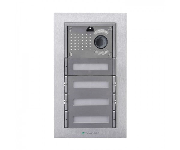 Comelit IMV6F | EZ-Pack A/V Only Entry Panel Kit (Flush) 6 Button iKall Metal Series For SimpleBus 2 Series