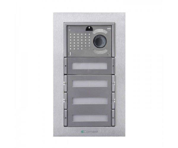 Comelit IMV8S | EZ-Pack A/V Entry Panel Kit (Surface) 8 Button iKall Metal Series For SimpleBus 2 Series