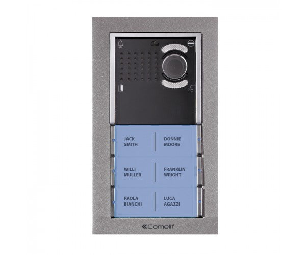 Comelit IV6S | EZ-Pack A/V Entry Panel Kit (Surface) 6 Button iKall Series For SimpleBus