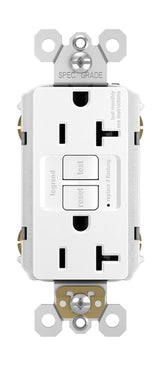 Legrand 2097NAW | Radiant 20A Duplex Self-Test Gfci Receptacles With Safelock Protection, Nafta-Compliant, White