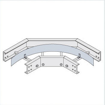 Cablofil 4A-0606-99-ZN | Flexible Horizontal Divider Kit, Aluminum, Zinc Plated, 6 L x 4 H in.