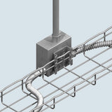Cablofil C50BL | Electrical Box support, Black