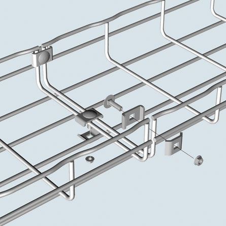 Cablofil CE25BL | Square Splice Washer Clamp 25