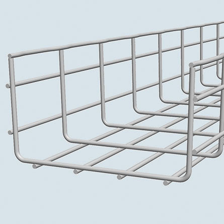 Cablofil CF105/450BL | CF105 Cable Tray Black, 4 in. X 18 in., 10 ft.
