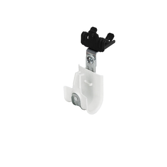 Cablofil CJ16HPACHOK58 | 1" Plastic Coated J-Hook with Latch and 90 Angle Clip with Knock-on Beam Clip 5/16-1/2"