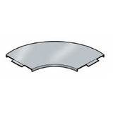 Cablofil FTCFB90100BL | Fiber Trough Horizontal 90degree Elbow Cover