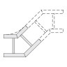 Cablofil LD-4A-90HB24-18 | Horizontal 90 Elbow, Aluminum, 24 in. Radius, 4 H x 18 W in.