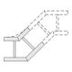 Cablofil LD-4A-90HB24-18 | Horizontal 90 Elbow, Aluminum, 24 in. Radius, 4 H x 18 W in.