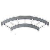 Cablofil LD-4A-90HB24-18 | Horizontal 90 Elbow, Aluminum, 24 in. Radius, 4 H x 18 W in.