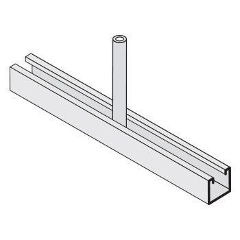 Cablofil M-0393-22-ZN | Mg Steel Single Hanger Channel Kit, 22''L W/Zinc (Tra)