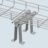 Cablofil UFS150/450BL | Under Floor Support Stand-Black (6D,18W,4L) [943410]