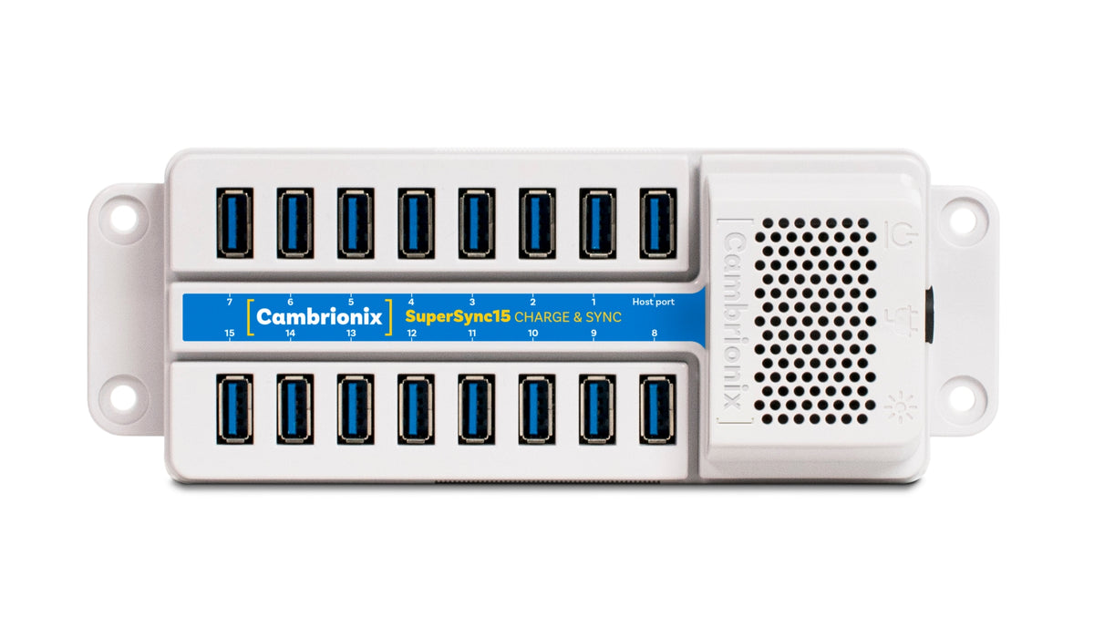 Cambrionix Ltd SUPERSYNC15 | USB Charging Hub, 15 Port, 180 W