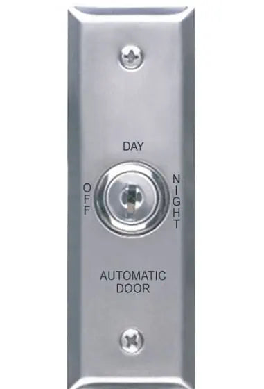 Camden Door Controls CM-170/24 | Cm-170-24 Key Switch With Stainless Steel (Narrow Stile) Faceplate, 4 Position Switch