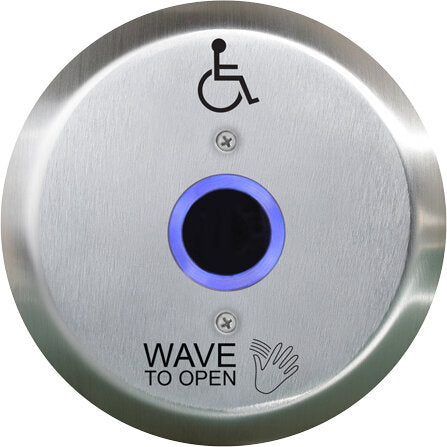 Camden Door Controls CM-331/42R-SGLR | Wired Touchless Switch with Built-in Door Control, 1 Relay