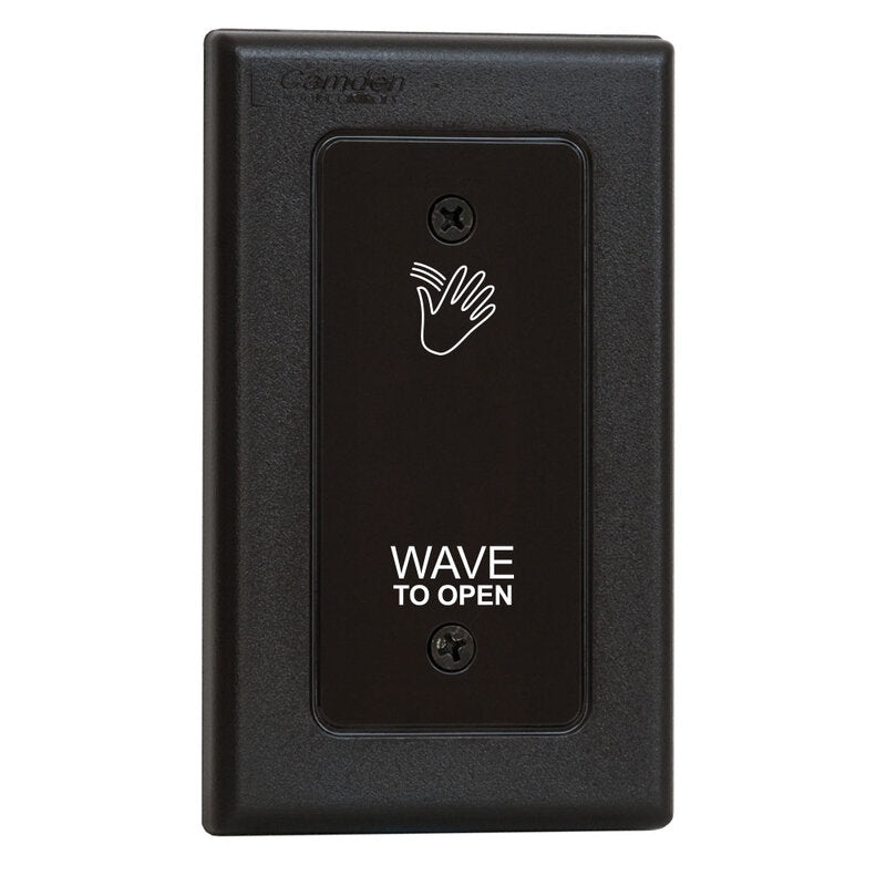 Camden Door Controls CM-332/41 | Wired Touchless Switch, 2 Relays, Option for CM-TX99 Wireless Transmitter, Hand Icon and 'Wave to Open' Text
