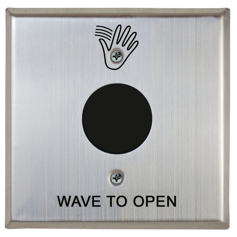 Camden Door Controls CM-333/41SW | Hybrid Battery Powered Touchless Switch, 1 Wired Relay