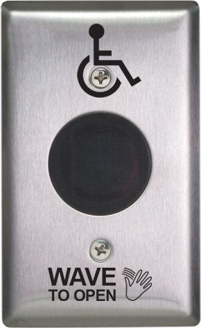 Camden Door Controls CM-336/42S | Swireless Touchless Switch, SS hand, WC, Wave to Open