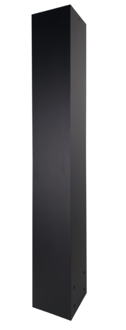 Camden Door Controls CM-42-CSU-BLK | 42" Mounting Post, 6" × 6", Black, No Switch Preparation