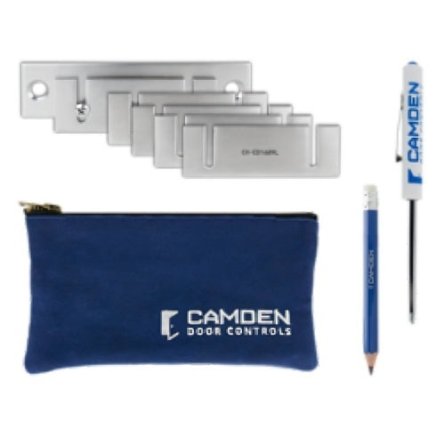 Camden Door Controls CX-STR-TMPKIT | Electric Strike Marking Template Kit 5 Heavy-Duty Metal Templates for Strike Installation