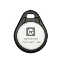 Cansec Systems Ltd CA-CP3KT-H26 | Proximity Key Tag, 125 kHz, Black/White