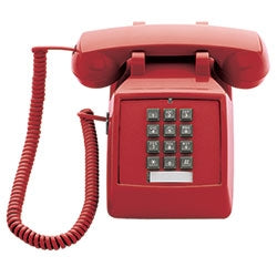 Cetis Inc 25101 | Scitec 2510D-e Standard Desk Telephone, Ash, Single-Line, Corded Without Message Waiting Light and Electronic Ringer