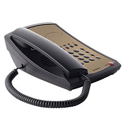 Cetis Inc 31139 | TeleMatrix 3100MW5 Ash, Single-Line Corded, Non-Speakerphone with 5 Guest Service Keys