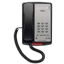 Cetis Inc 80012 | Scitec Aegis-PS-08 Black, Single-Line Corded, Speakerphone