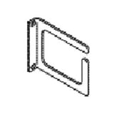 Chatsworth 10419-001 | Horizontal Cable Guides (Rack Mounted); 4.25"W x 3.46"H x 4.25"D; Black