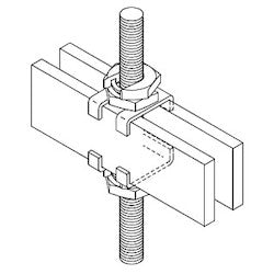 Chatsworth Products Inc (Cpi) 11019-001 - CLIP - SLIP-ON(R); FRAMING CLIP; GOLD