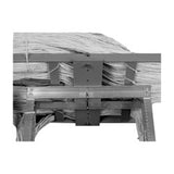 Chatsworth 12409-724 | Rack-to-Runway Mounting Plate Using J-Bolts; Black; 20 to 24"W