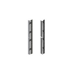 Chatsworth 25104-001 Cable Manager, Cable Ring Kit - 600 mm Global Frame Includes Eight Plastic D-rings, Black